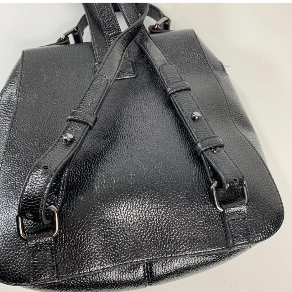 Dream Control Retro Patchwork Mini Backpack In Black - Picture 8 of 15